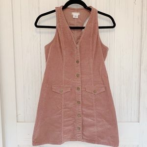 Cooperative-Urban Outfitters Corduroy fitted dress